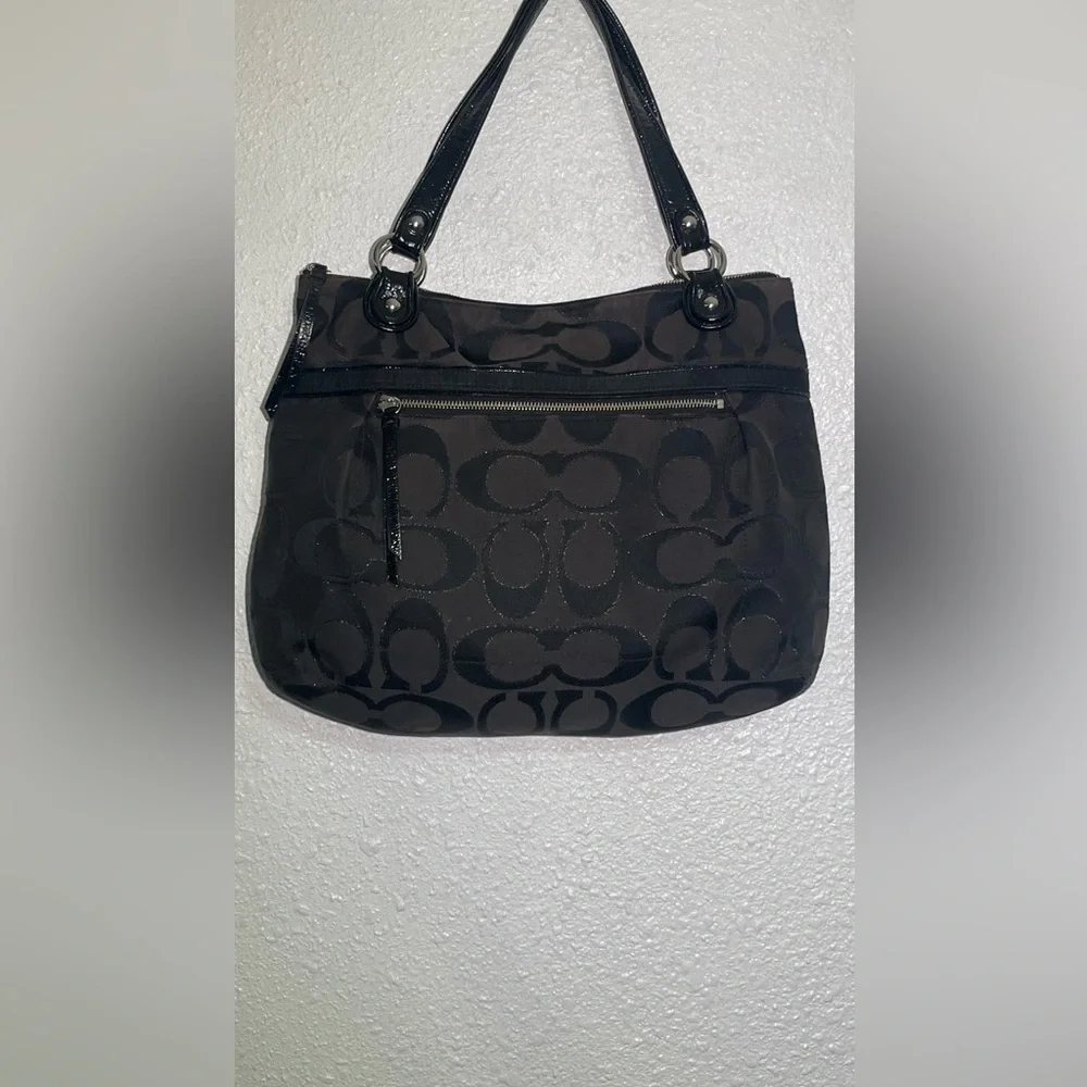 Coach black signature Women's Bag